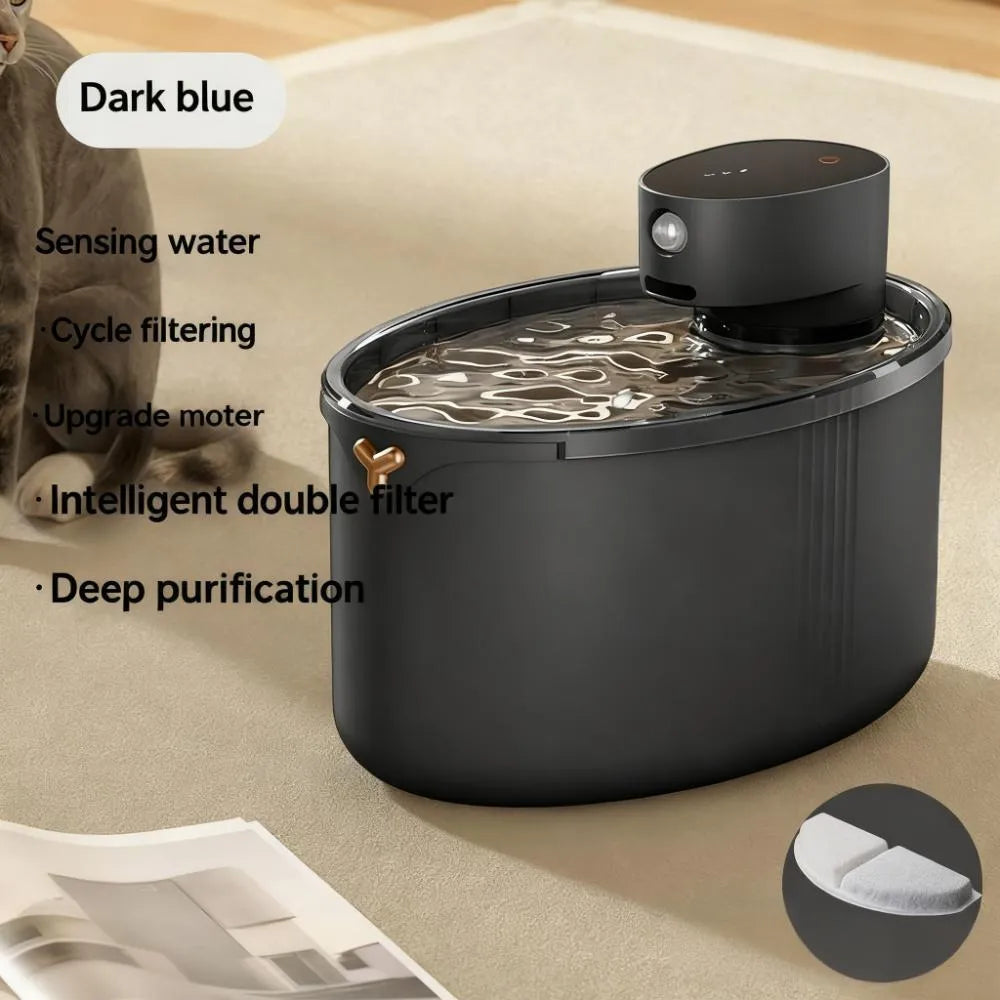 Automatic Fountain Pet Water Dispenser - 2.5L, Wireless, for Cats & Dogs