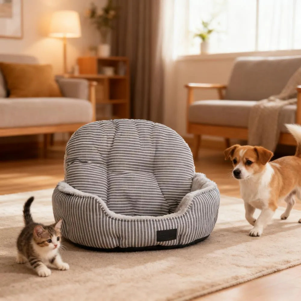 Shell Bed (Hamptons Stripe Style)