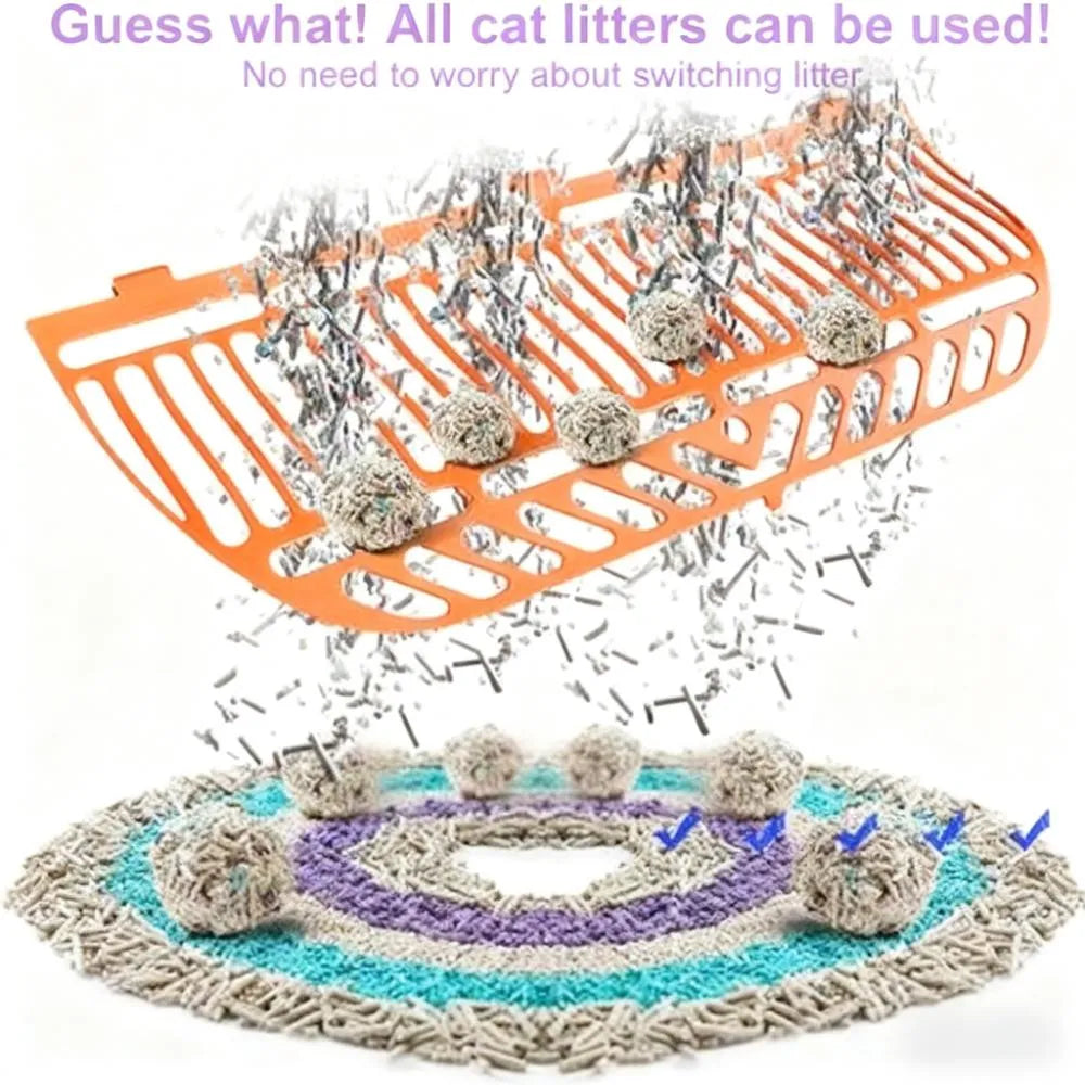 APP Controlled Cat Litter Box - 80L, Automatic Self Cleaning, No Scooping