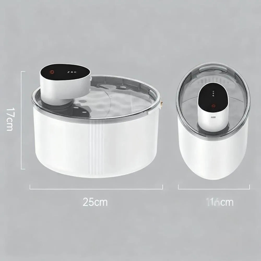 Automatic Fountain Pet Water Dispenser - 2.5L, Wireless, for Cats & Dogs