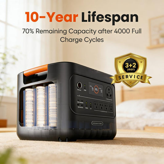 3kWh LFP Portable Power Station: Compact Home Backup with 10-Year Lifespan